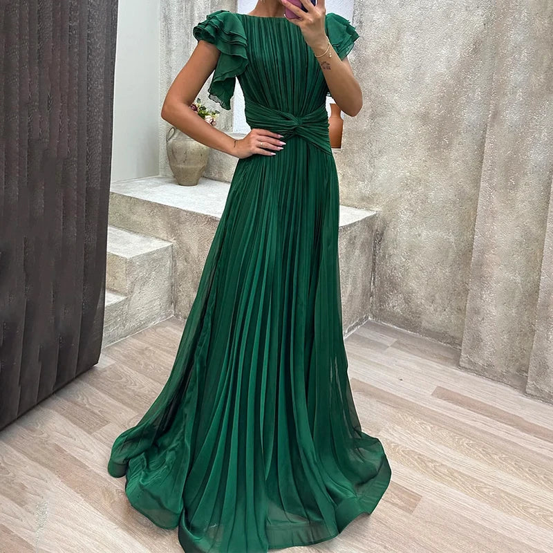 Tilly™ Pleated Evening Dress
